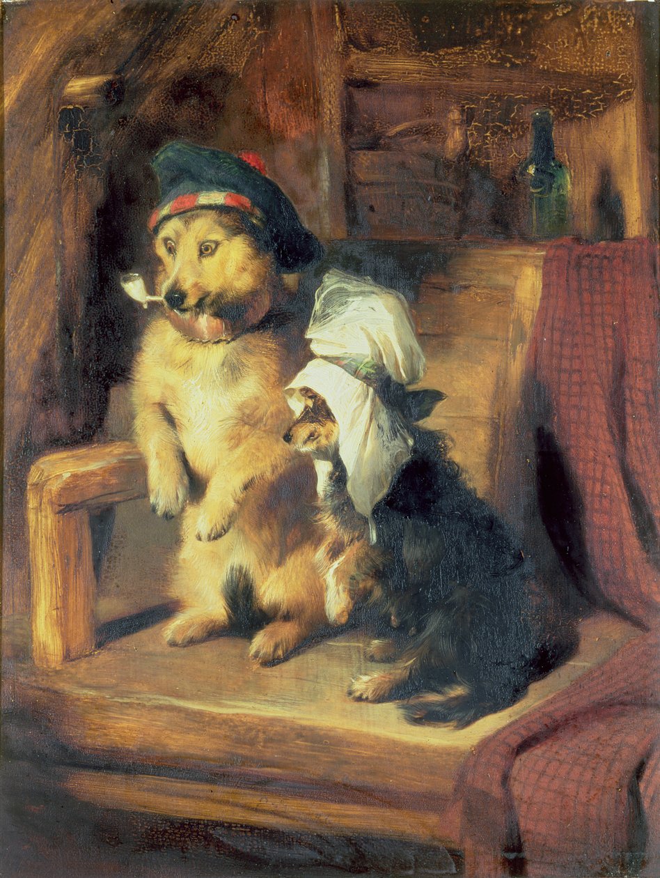 Carrinhos de criança, 1836 de Edwin Landseer