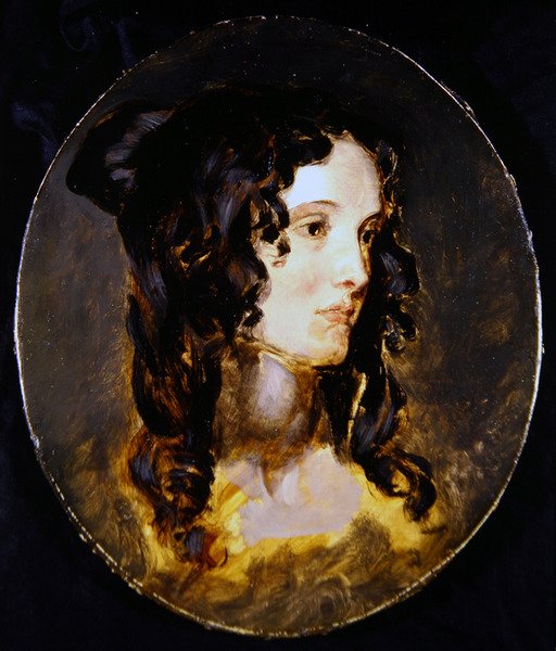 Estudo do Retrato de uma Senhora (óleo sobre tela) de Edwin Landseer