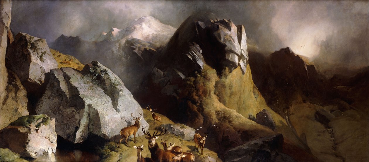 O Deer Pass, c.1852 de Edwin Landseer