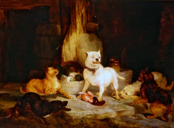 O Rei do Castelo (óleo sobre painel) de Edwin Landseer
