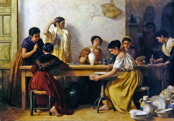Uma Olaria de Sevilha de Edwin Longsden Long