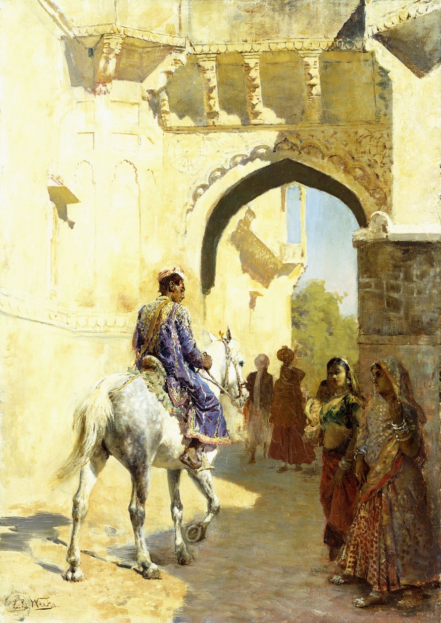 Uma cena árabe, 1884-89 de Edwin Lord Weeks