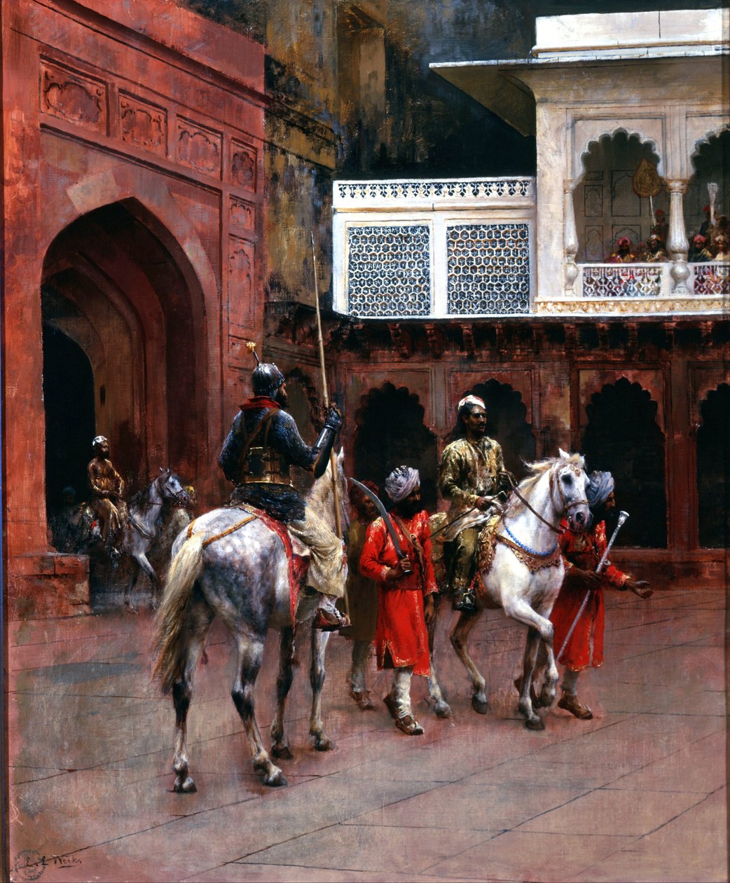 Príncipe indiano, Palácio de Agra de Edwin Lord Weeks