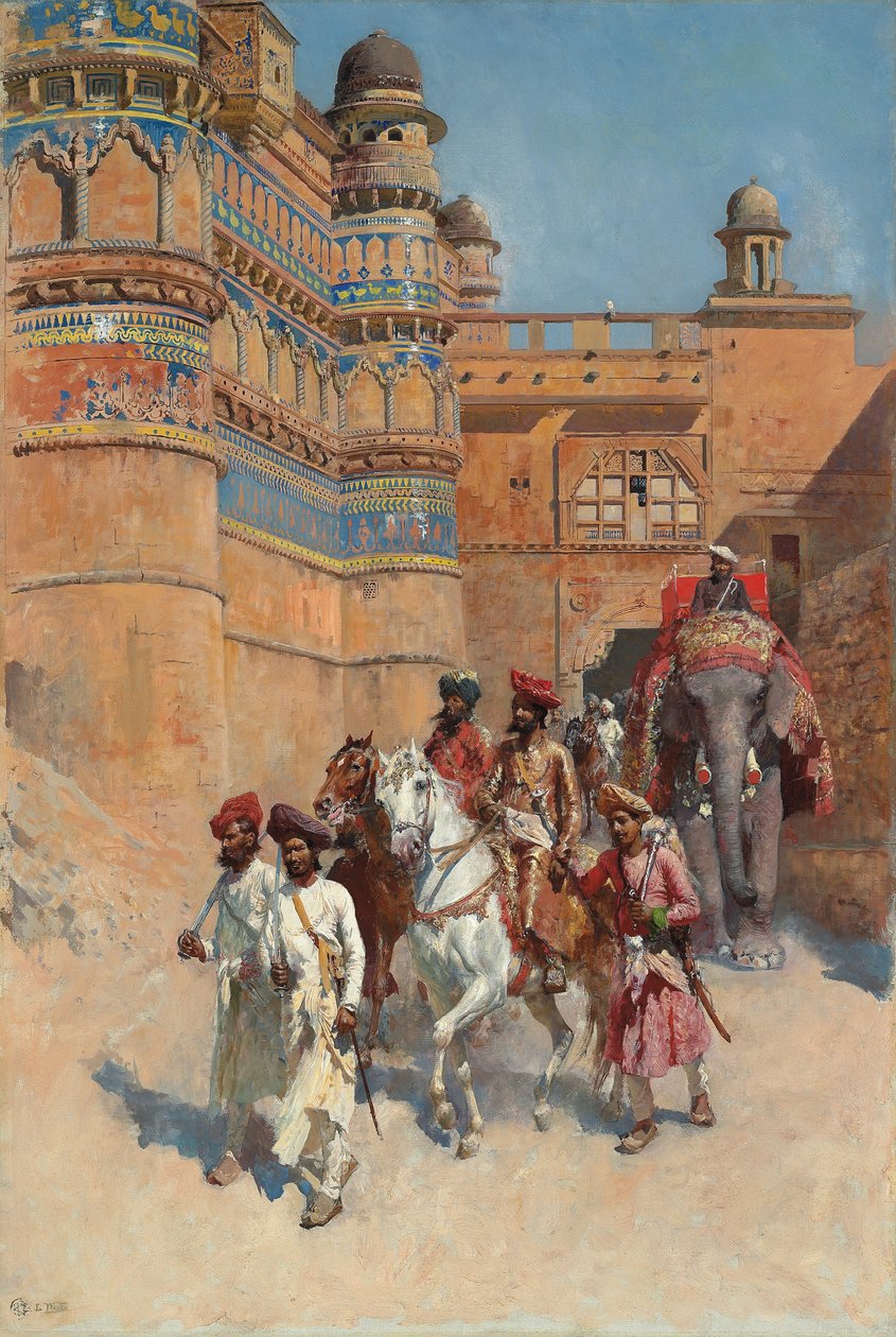 O Forte de Gwalior, Madhya Pradesh, de Edwin Lord Weeks