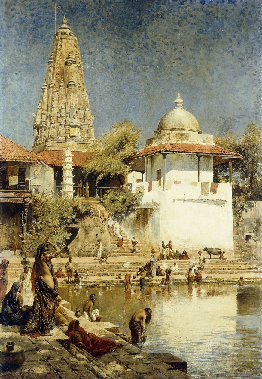 Ganges em Benares de Edwin Lord Weeks