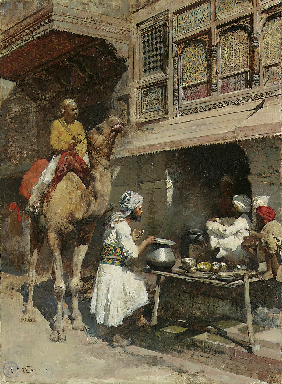 A loja do Metalsmith de Edwin Lord Weeks