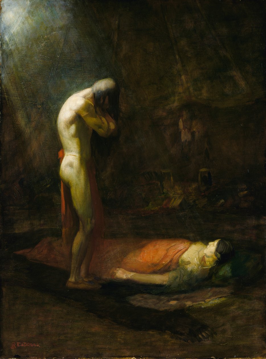 O luto bravo, c. 1892. de Edwin Willard Deming