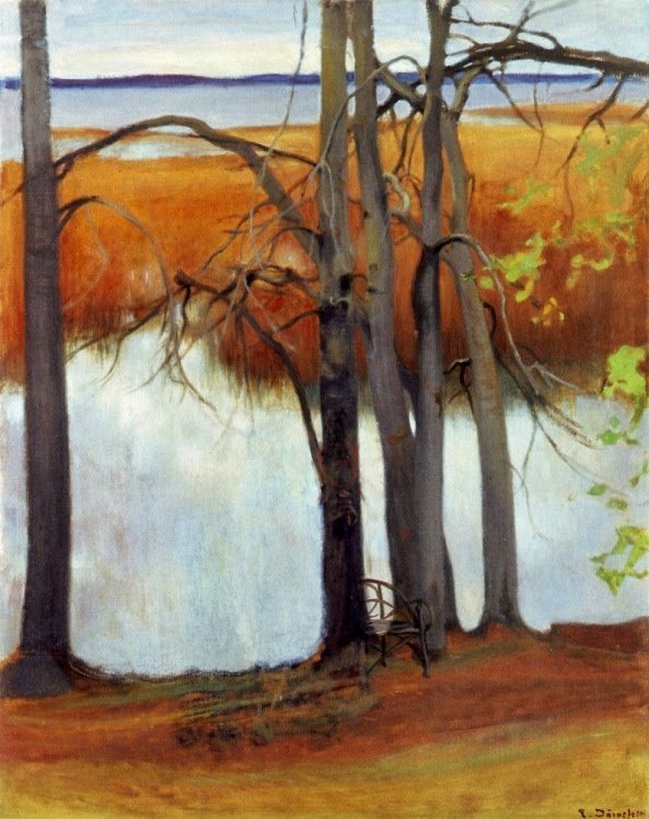KaislikkorantanInglês: margem do lago com Reedsn de Eero Järnefelt