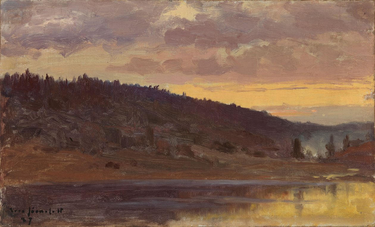 Depois do pôr do sol de Eero Järnefelt