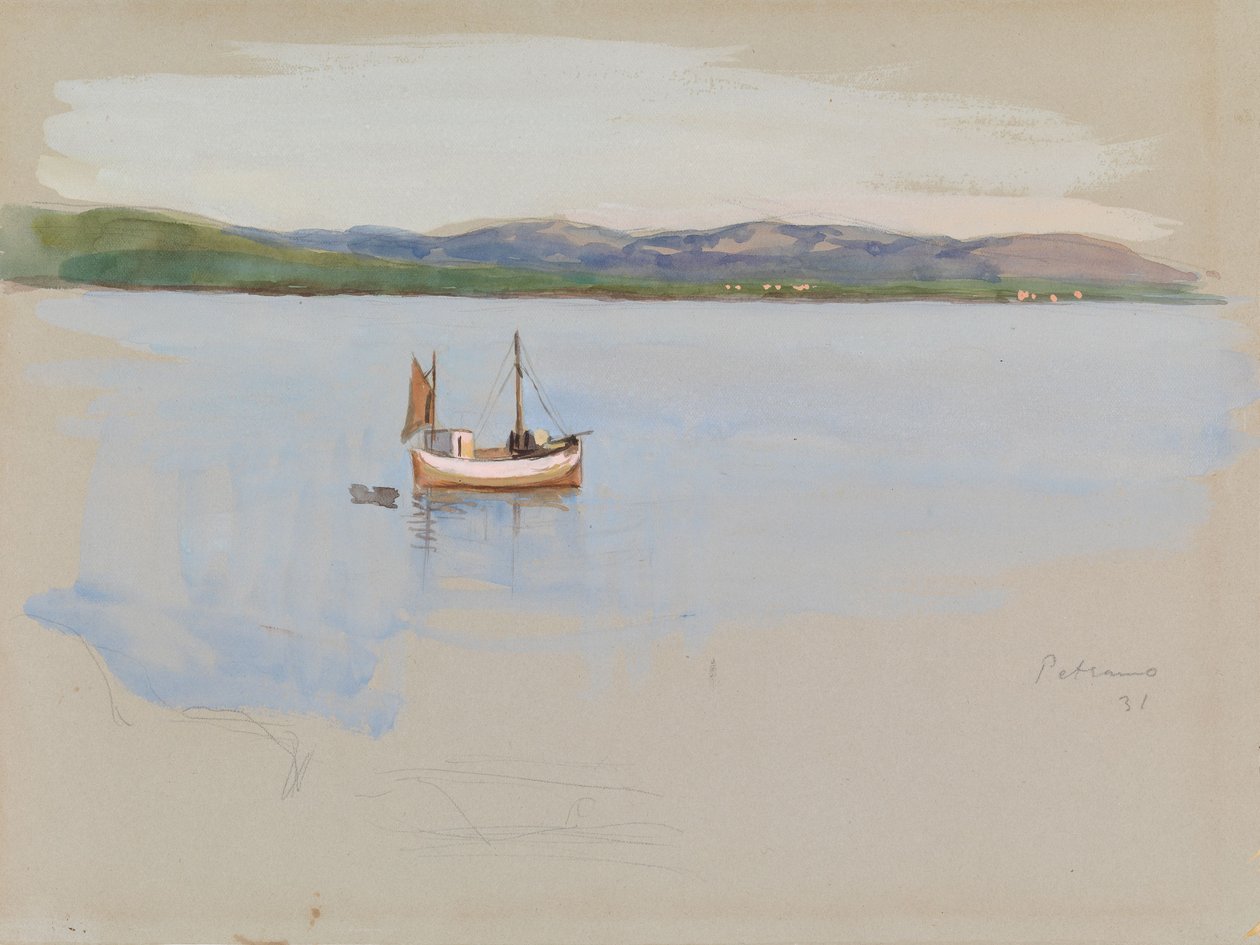 Barco de pesca de Eero Järnefelt