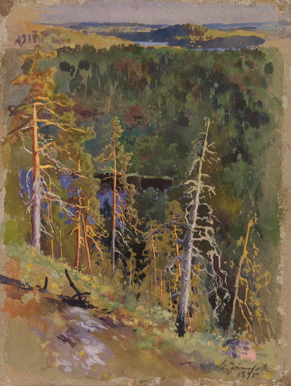 Paisagem florestal de Eero Järnefelt