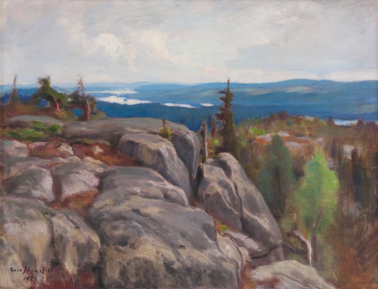 Paisagem de Koli, 1929 de Eero Järnefelt