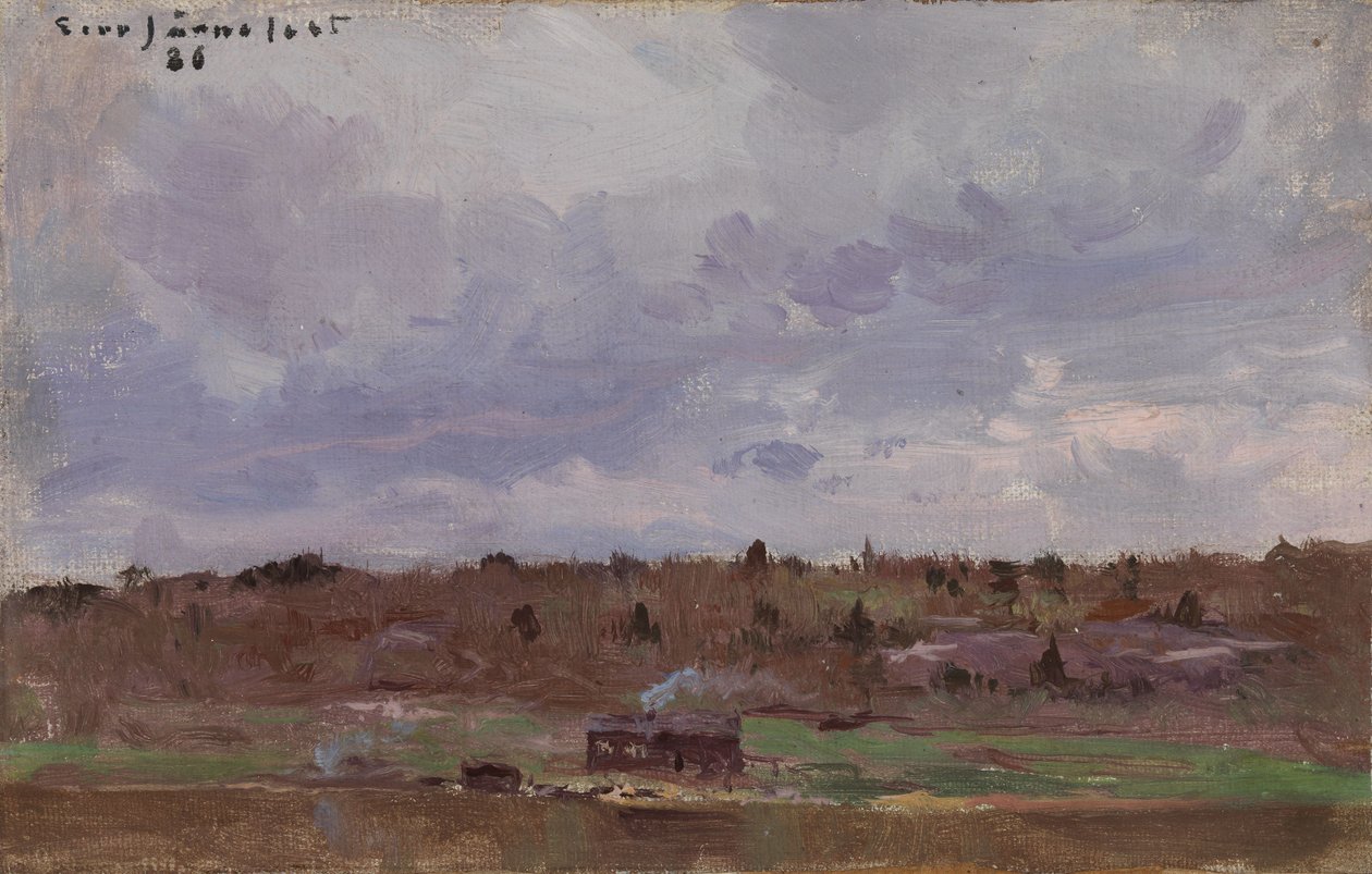Paisagem com quinta de Eero Järnefelt