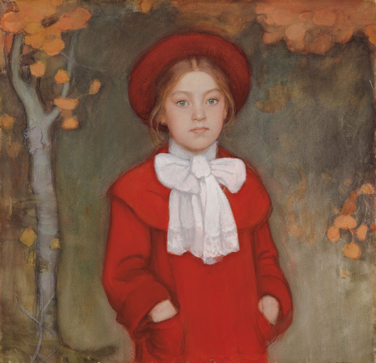 Leena, a filha do artista de Eero Järnefelt