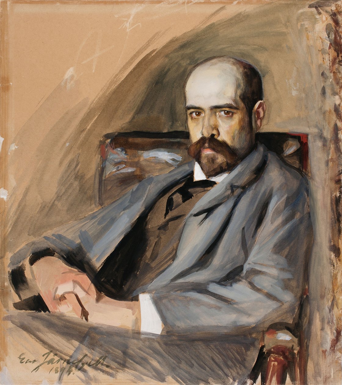 Retrato de Gunnar Berndtson de Eero Järnefelt