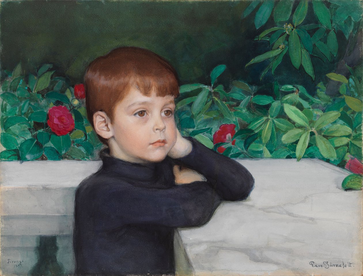 Retrato do filho do artista, Heikki Järnefelt de Eero Järnefelt