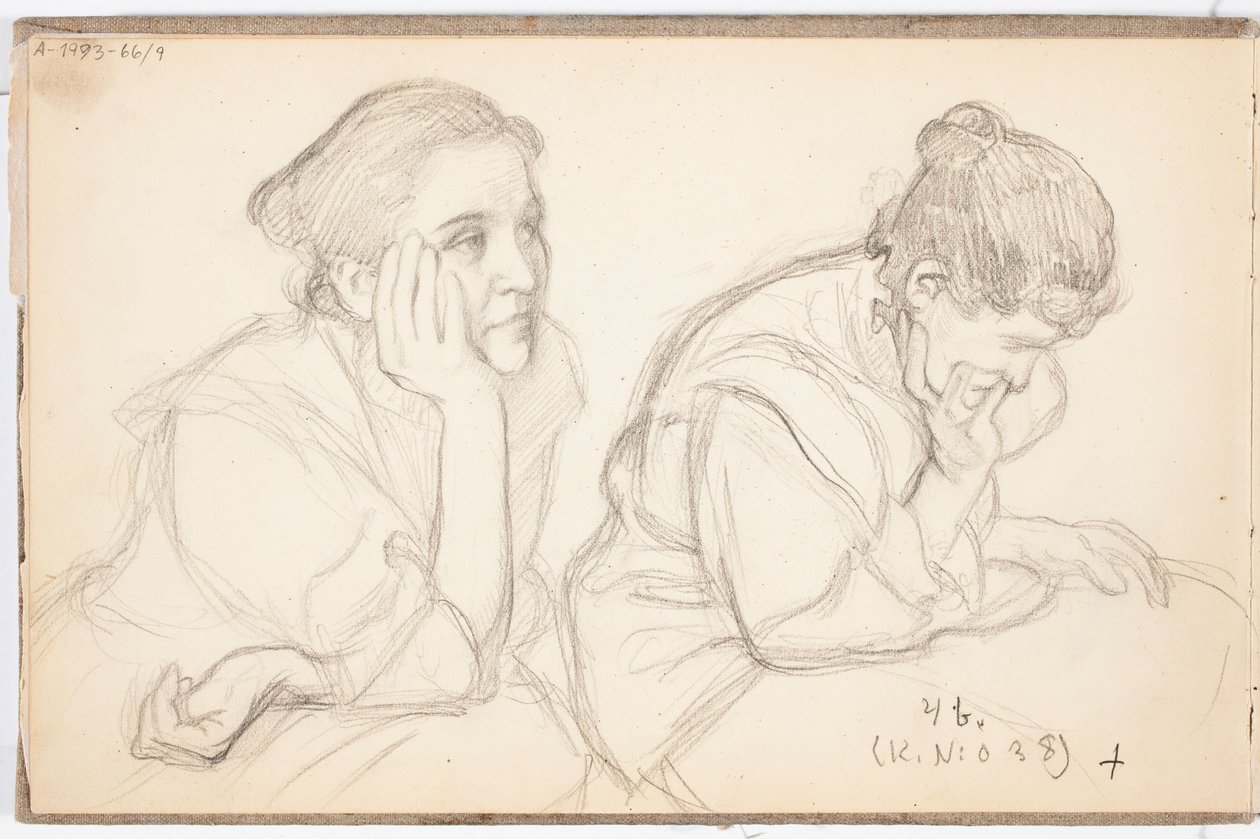 Saimi Järnefelt, Dois esboços de retratos de Eero Järnefelt