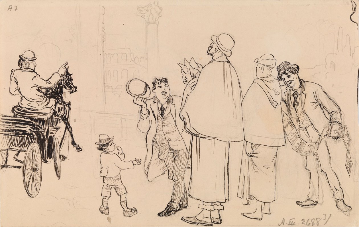 Viajantes em Roma de Eero Järnefelt