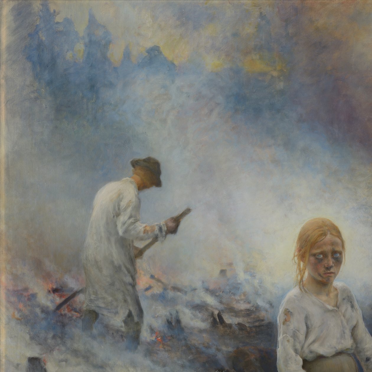 Sob o jugo (Queimando o mato) de Eero Järnefelt