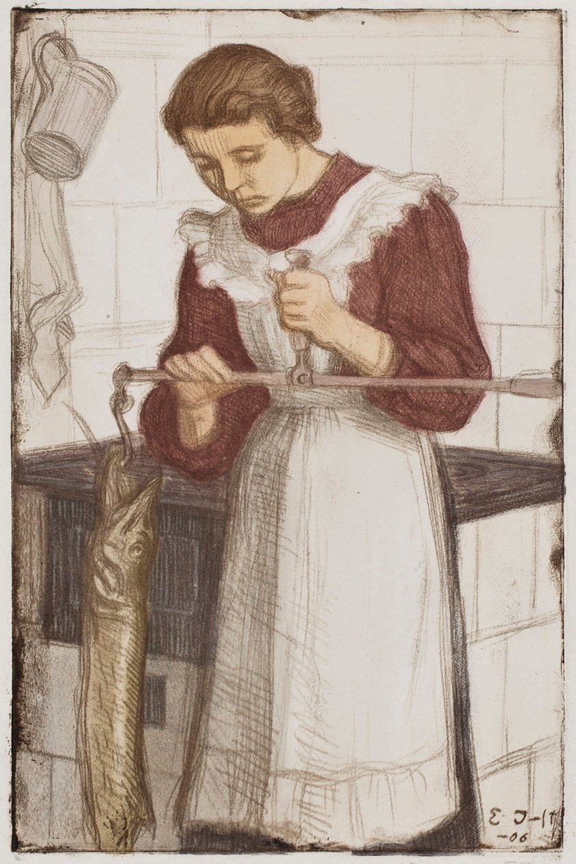 Pesagem do lúcio de Eero Järnefelt