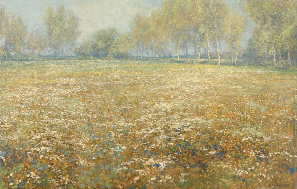 Prado em flor de Egbert Rubertus Derk Schaap