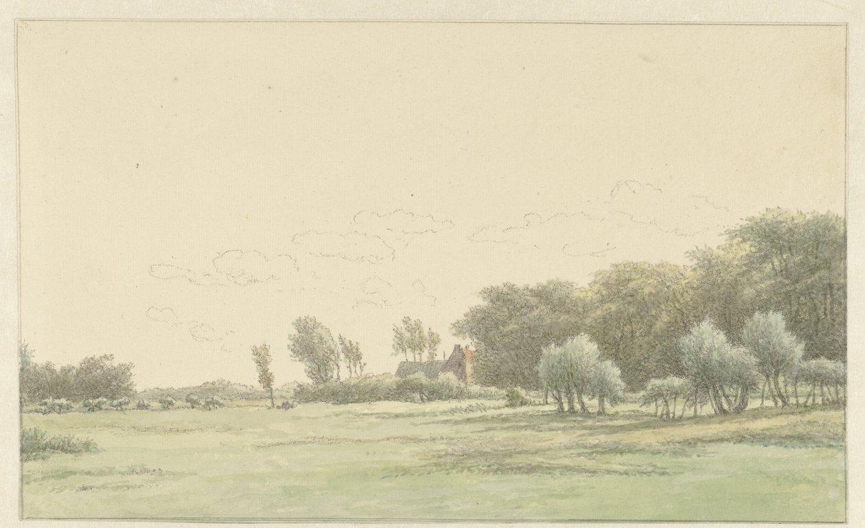 Paisagem nos arredores de Wageningen de Egbert van Drielst