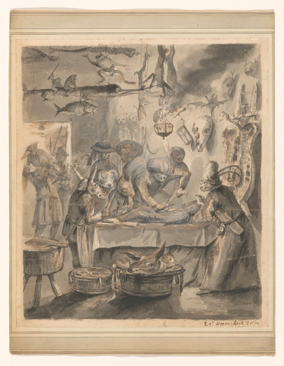 Sátira animal de Egbert van Heemskerck (II)