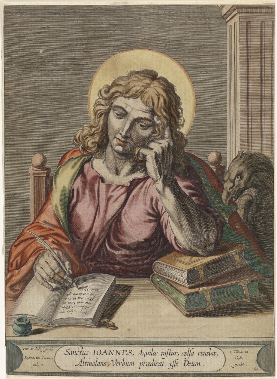 Evangelista João
Quatro evangelistas (título da série) de Egbert van Panderen