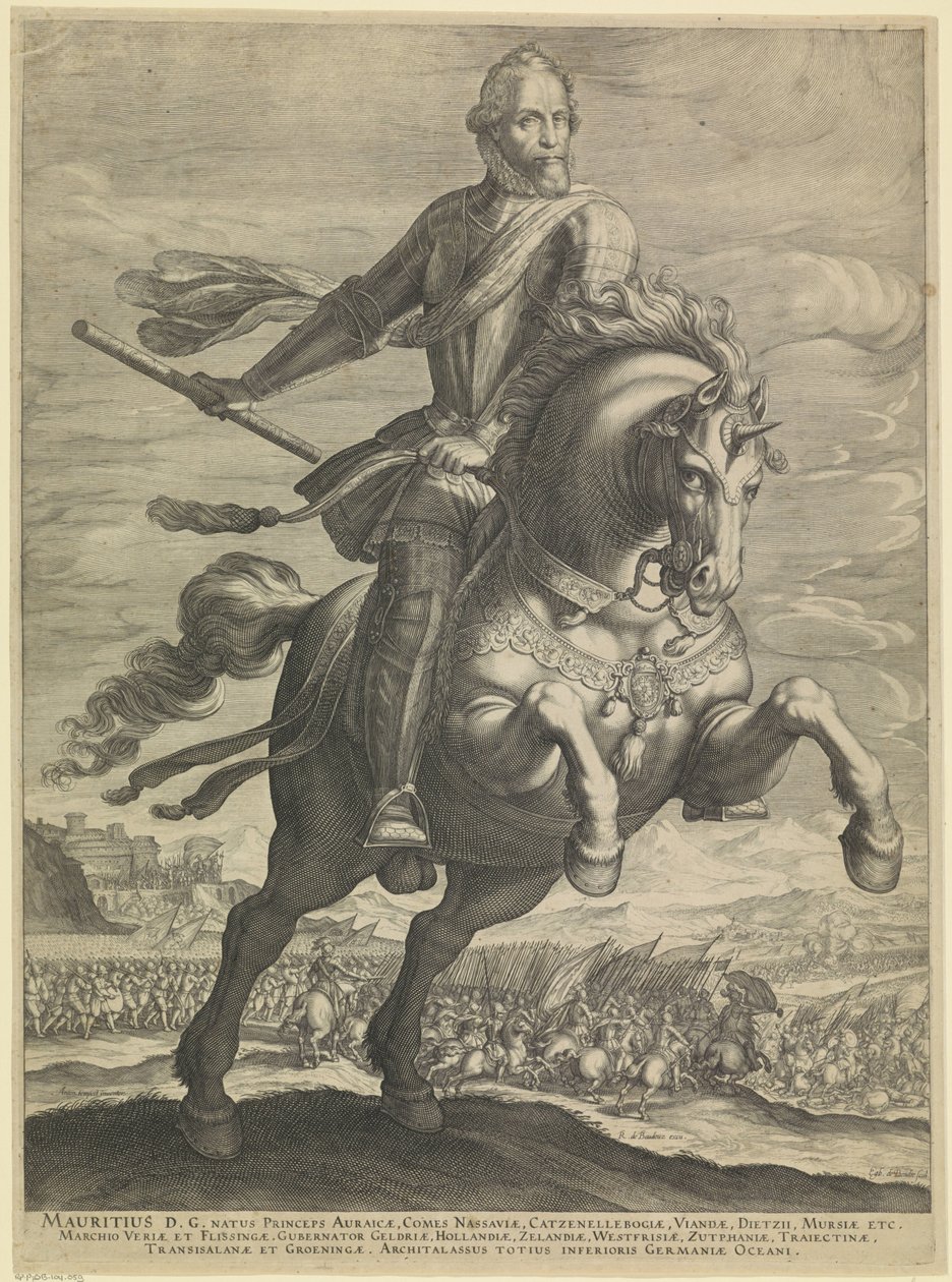 Retrato equestre de Maurits, Príncipe de Orange de Egbert van Panderen