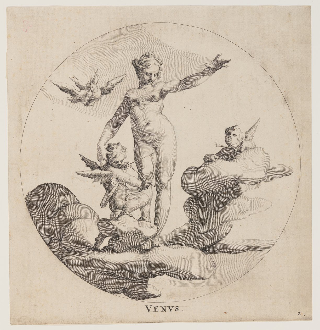 Vénus, de Três Deusas de Egbert van Panderen