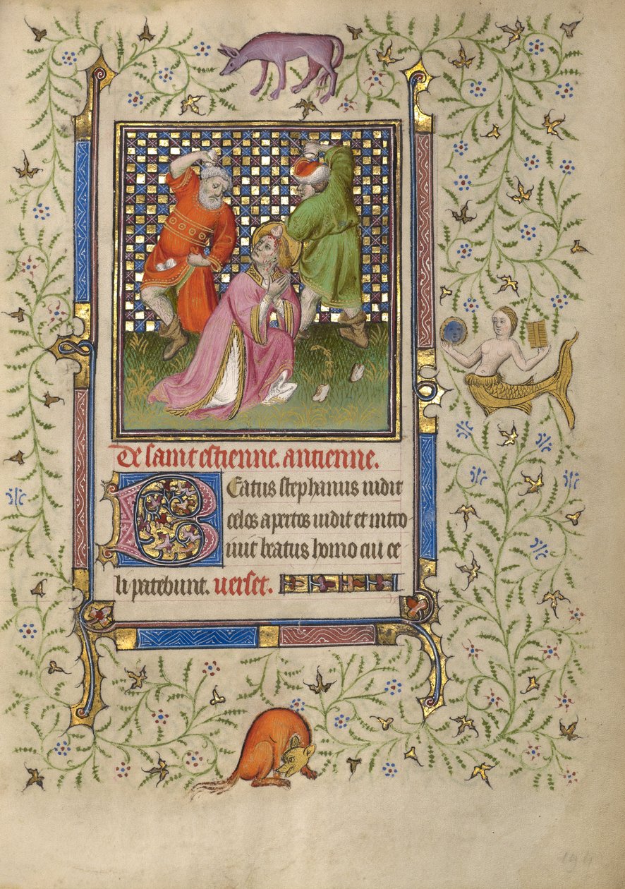 A lapidação de Santo Estêvão de Egerton Master