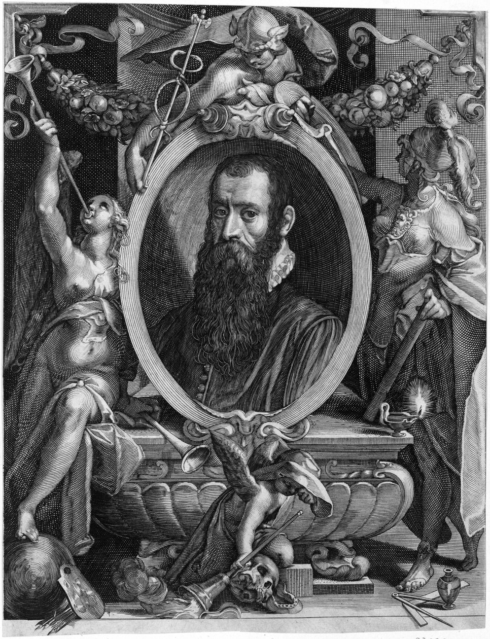 Pessoa representada: Pieter Bruegel (I) de Aegidius Sadeler or Saedeler