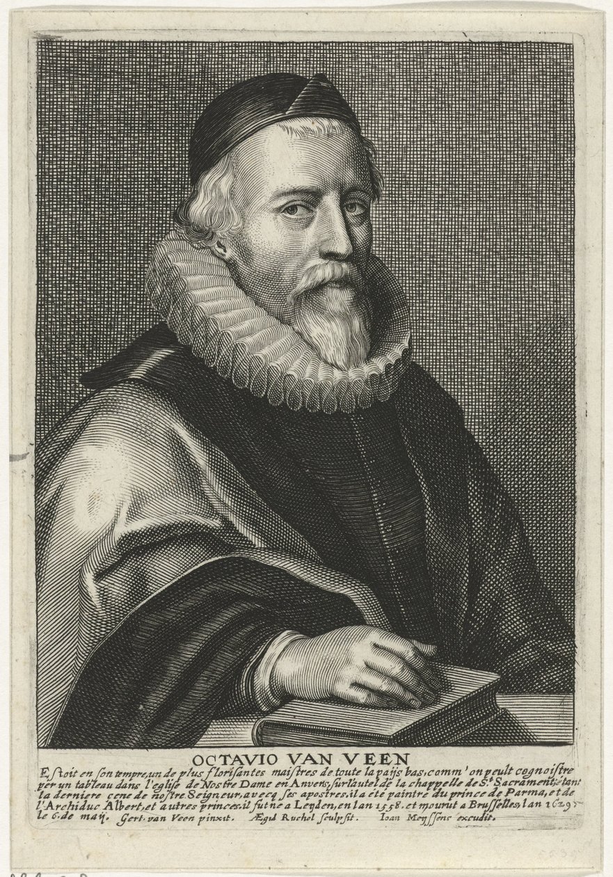 Retrato de Otto van Veen de Egidius Rucholle