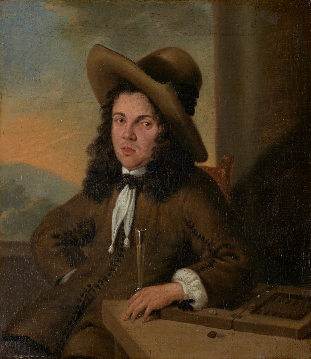 Retrato de Aernout van Overbeke, por volta do final da década de 1650 e início da década de 1660 (óleo sobre tela) de Eglon Hendrick van der Neer