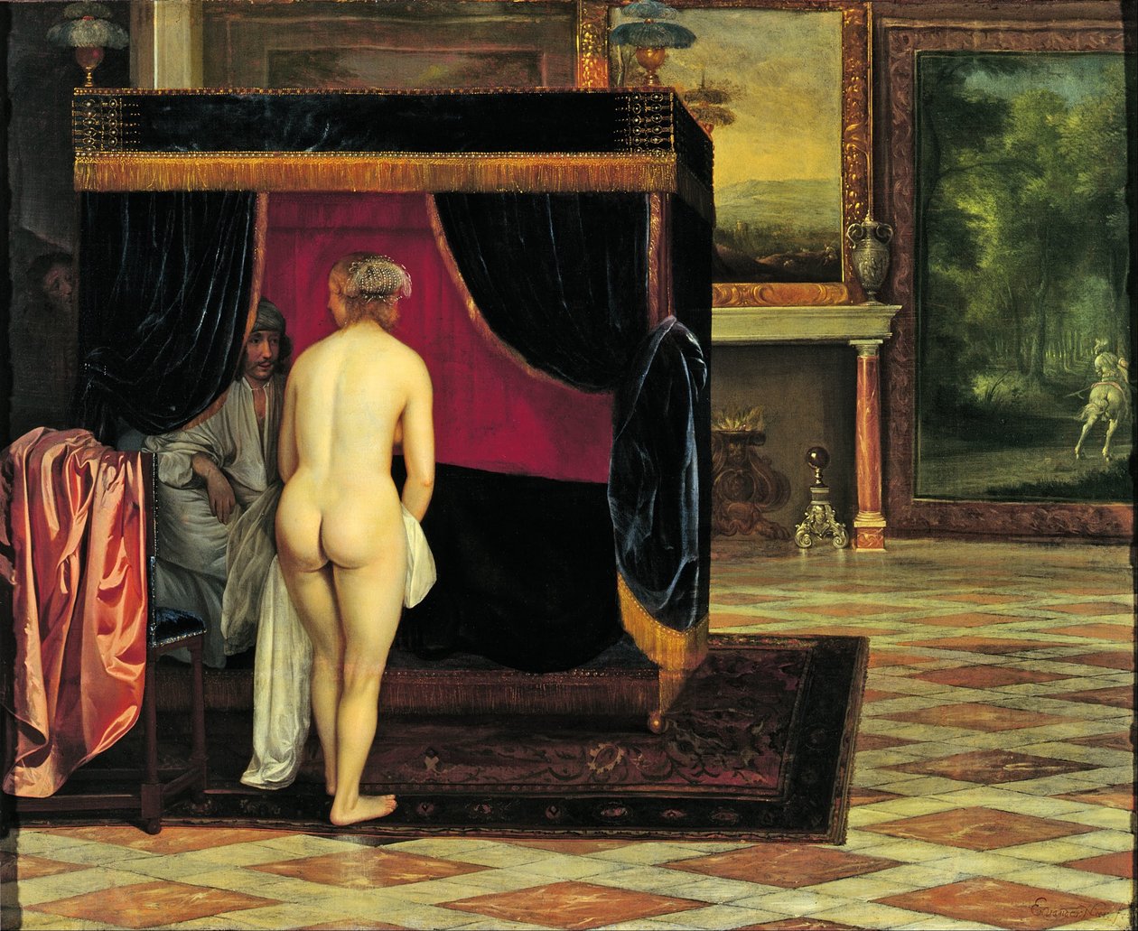 Esposa de Kandaules, descobrindo os Gigantes Ocultos de Eglon van der Neer