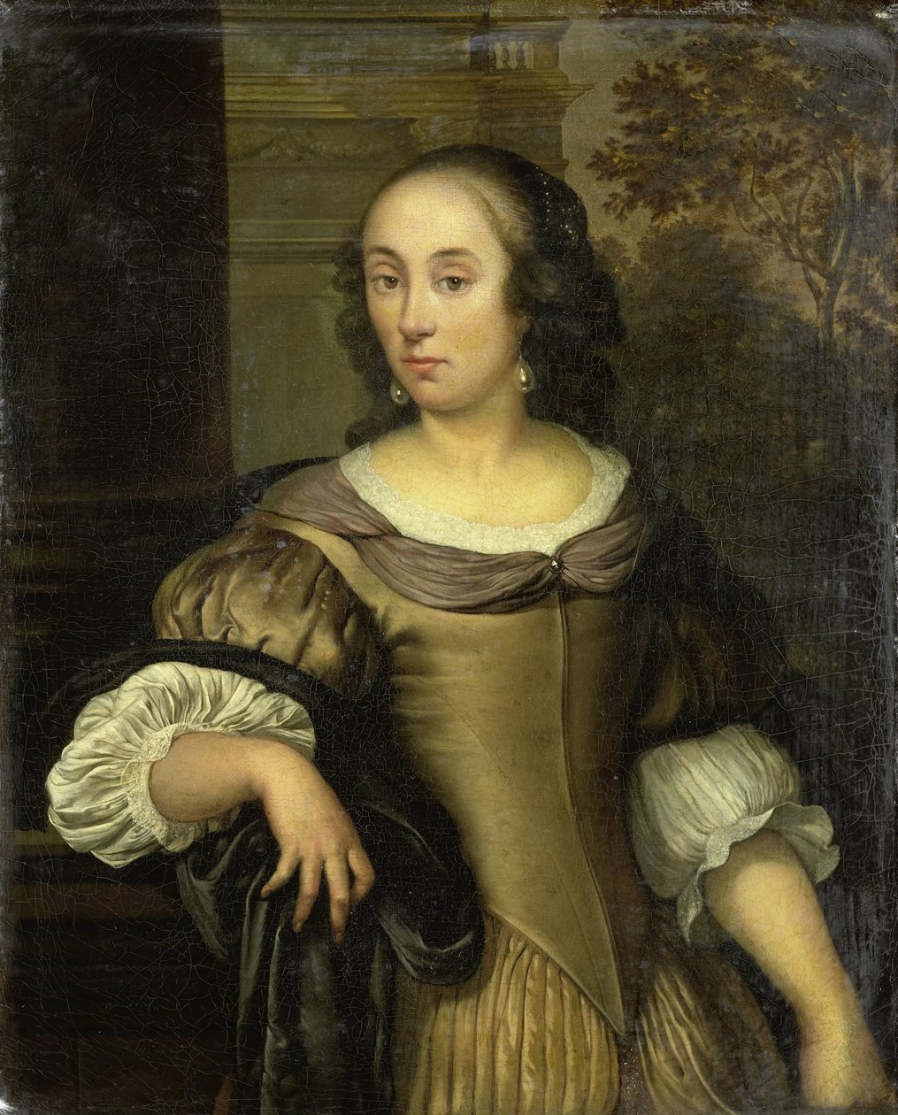 Retrato de uma jovem mulher de Eglon van der Neer