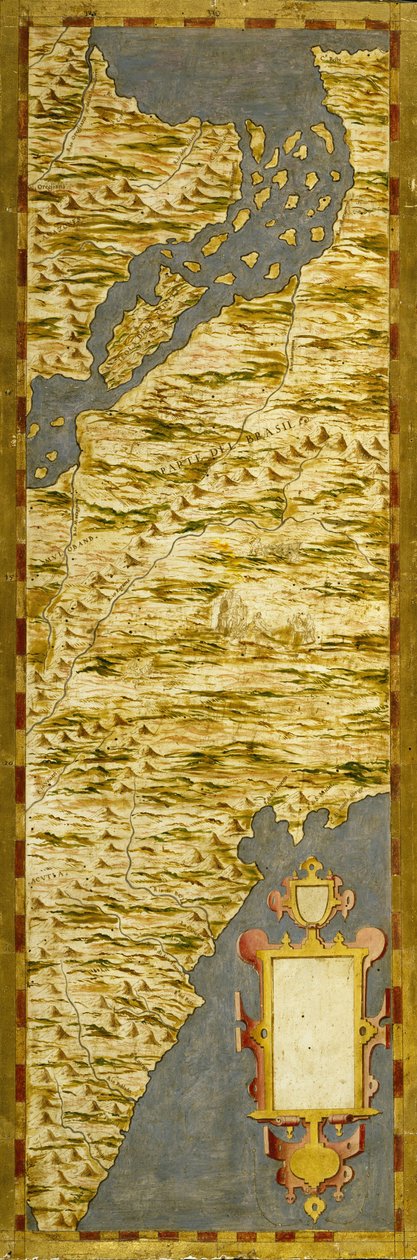 Brasil e o rio Amazonas de Ignazio Danti