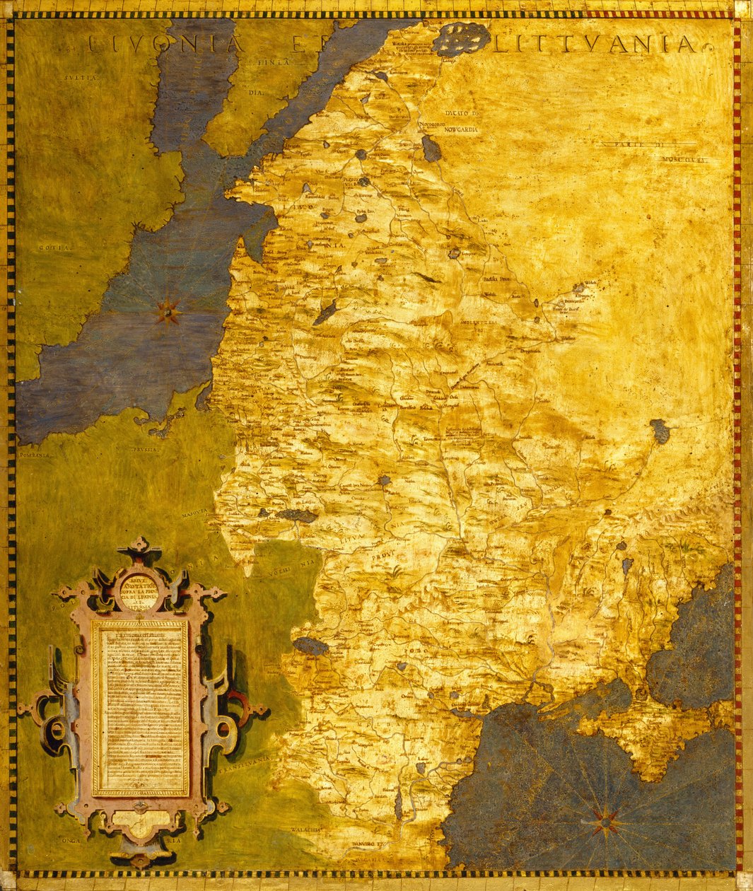 Letônia e Lituânia de Ignazio Danti