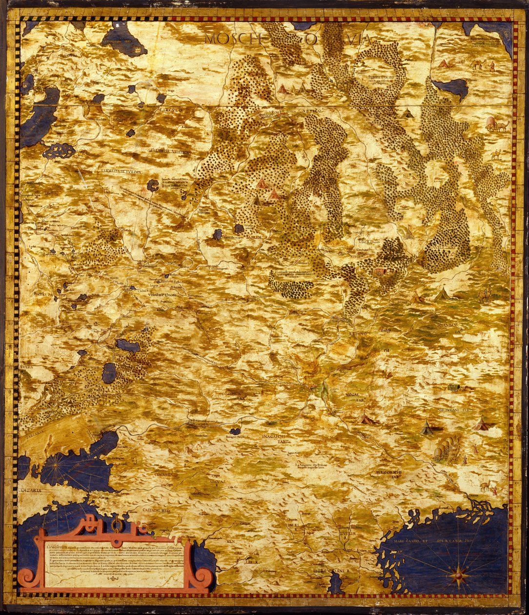 Rússia Moscou, c. 1565 de Egnazio Danti