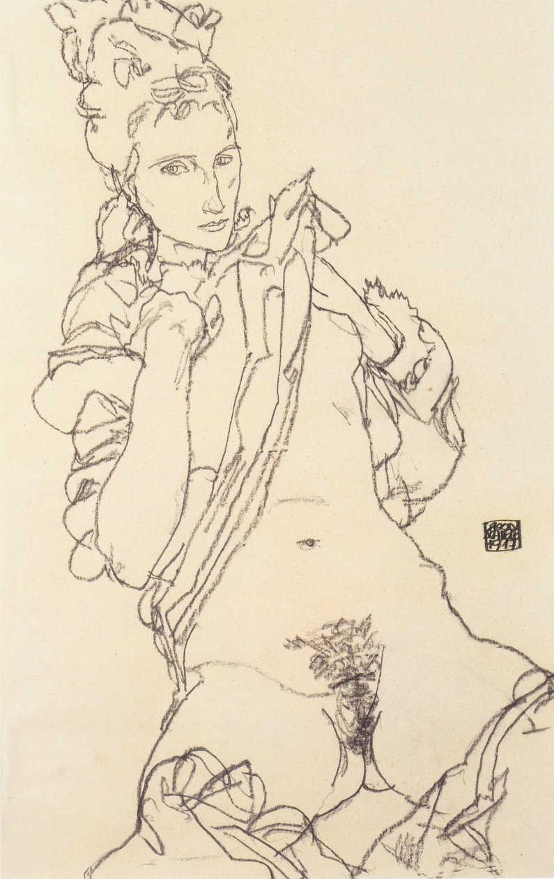 Nus femininos de Egon Schiele