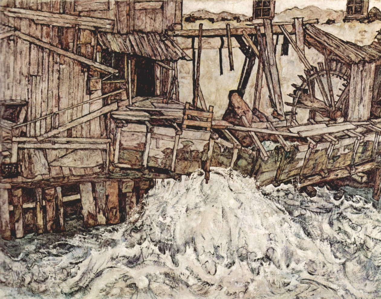 Moinho Velho de Egon Schiele