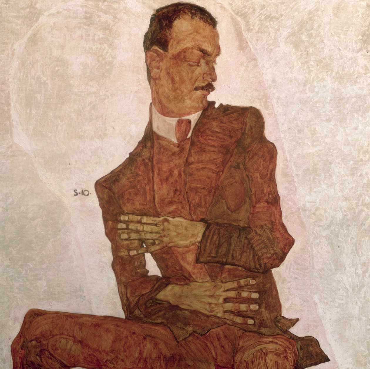 Arthur Roessler, 1910 de Egon Schiele