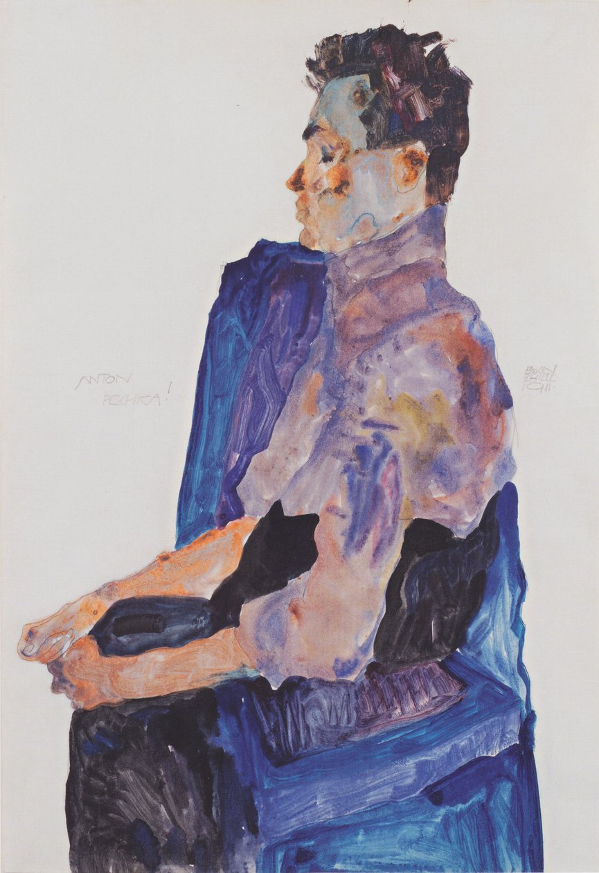 Retrato Anton Peschka de Egon Schiele