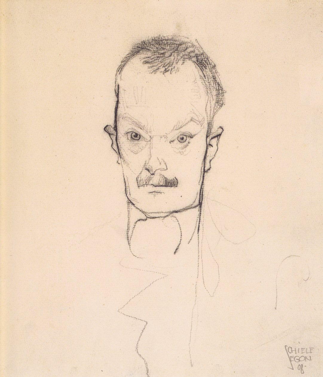 Retrato, arthur, roessler de Egon Schiele