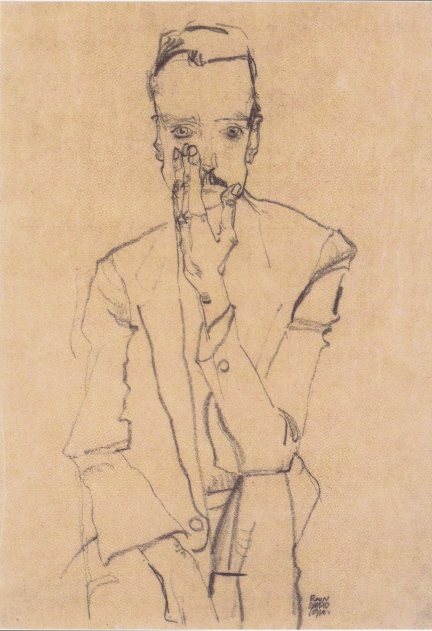Retrato Eduard Kosmack de Egon Schiele