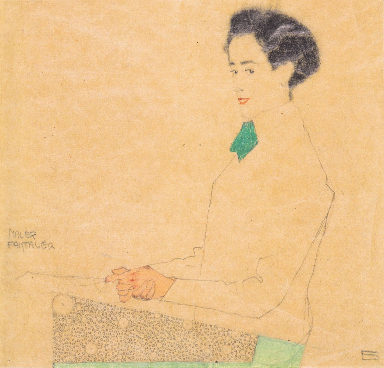 Retrato do pintor Anton Faistauer de Egon Schiele