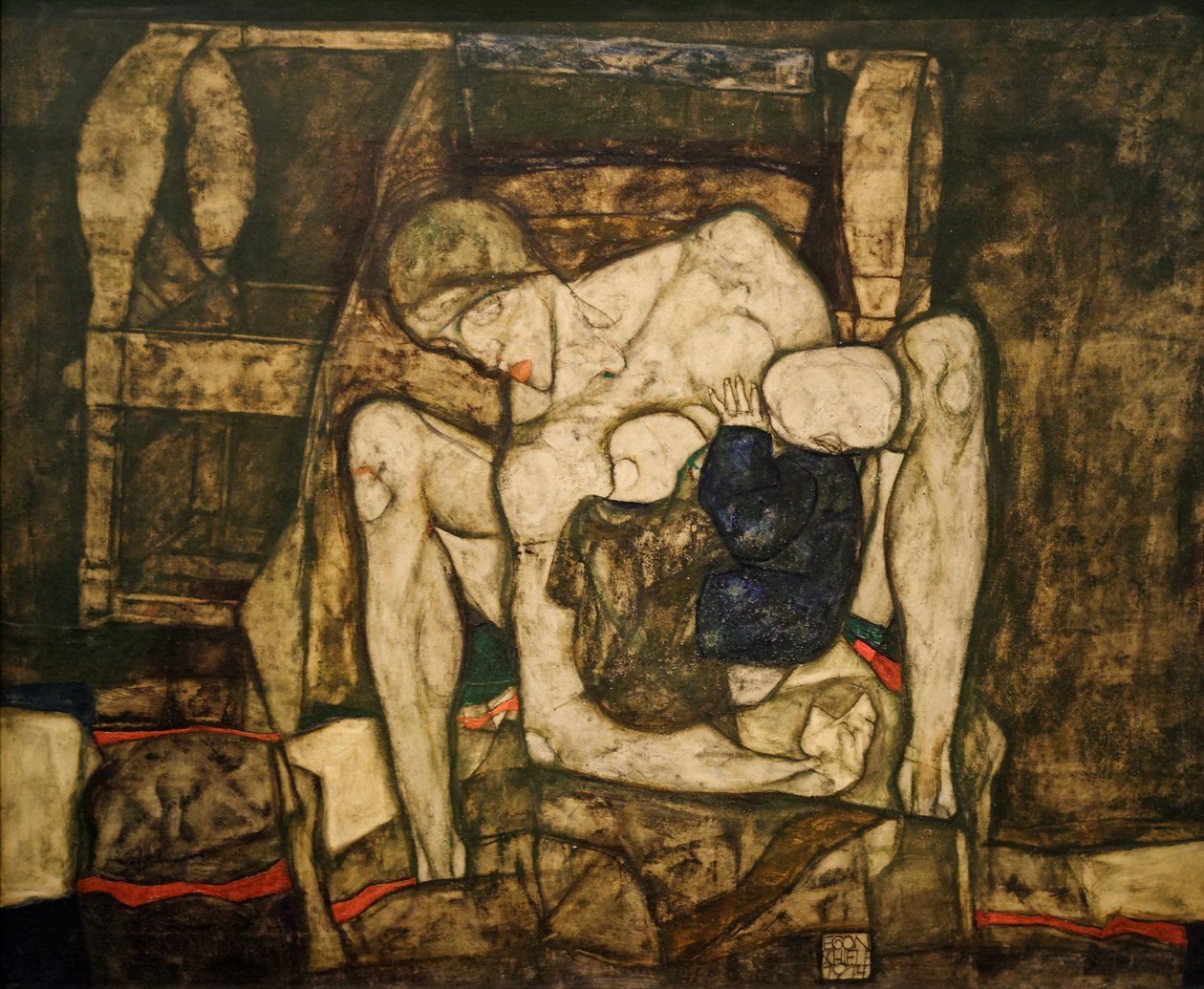 Mãe cega de Egon Schiele