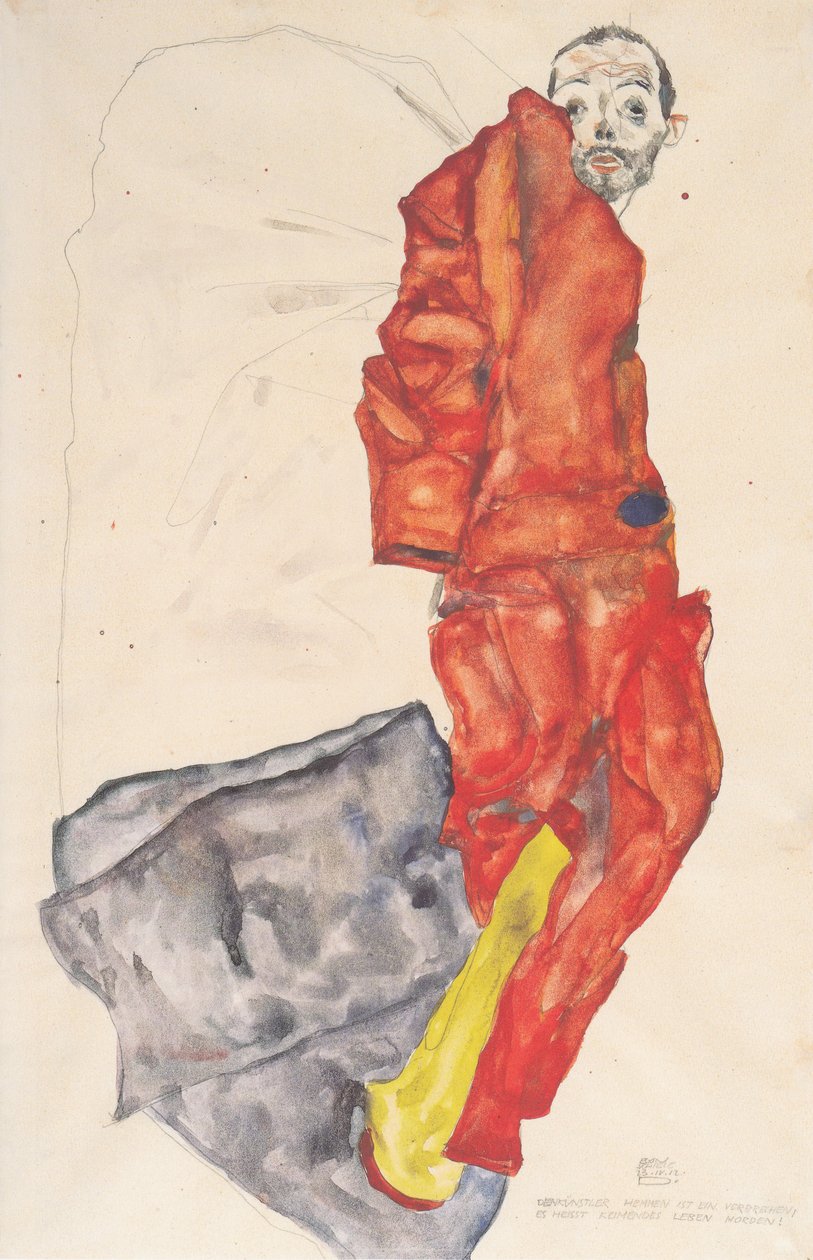 Inibir o artista é um crime, isso significa germinar assassinatos na vida de Egon Schiele