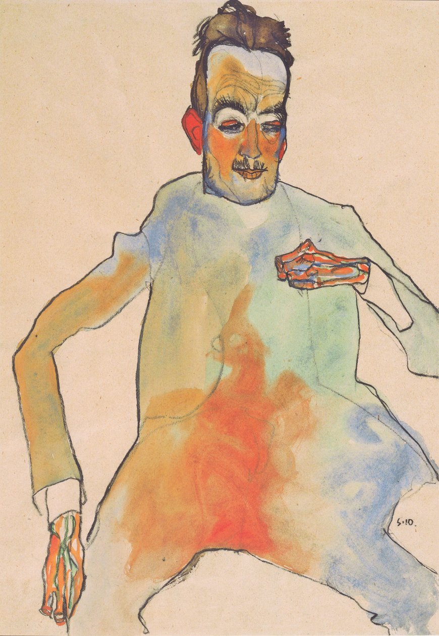 O violoncelista de Egon Schiele