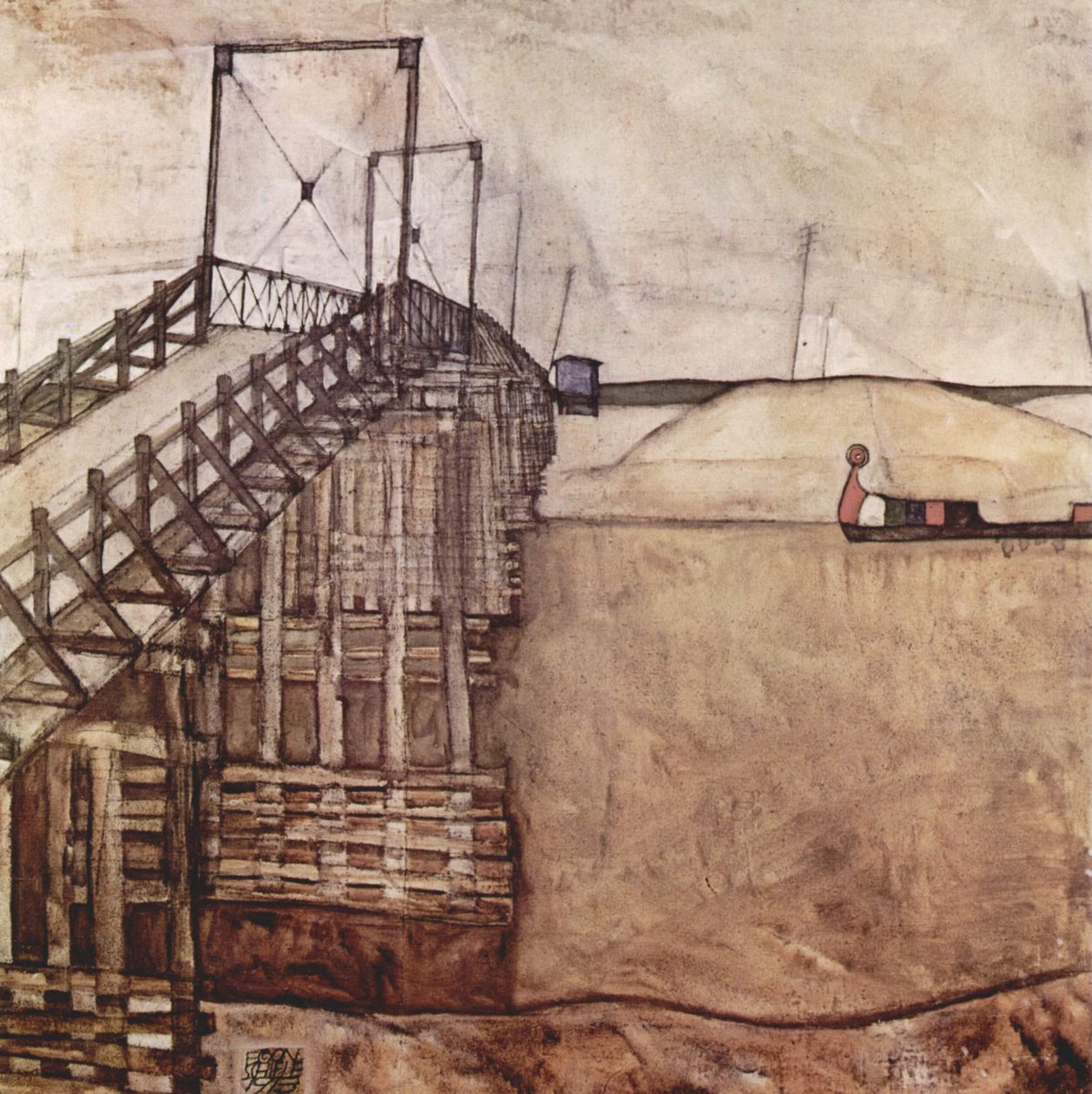 A ponte de Egon Schiele